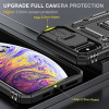 Ударостійкий чохол Camshield Army Ring для Apple iPhone XS Max (6.5'') Чорний (47094)