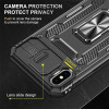 Ударостійкий чохол Camshield Army Ring для Apple iPhone XS Max (6.5'') Чорний (47094)