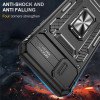 Ударостійкий чохол Camshield Army Ring для Apple iPhone XS Max (6.5'') Чорний (47094)