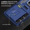 Ударостійкий чохол Camshield Army Ring для Samsung Galaxy S23 FE Синій (46728)