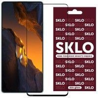 Захисне скло SKLO 3D (full glue) для Xiaomi 13T / 13T Pro Чорний (47171)