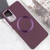 TPU чохол Bonbon Metal Style with MagSafe для Samsung Galaxy S24 Бордовий (46766)