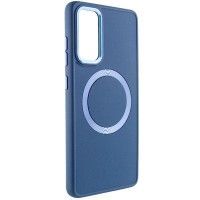 TPU чохол Bonbon Metal Style with MagSafe для Samsung Galaxy S24 Синій (46771)