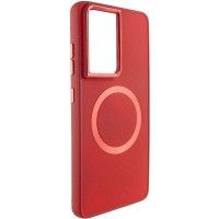 TPU чохол Bonbon Metal Style with MagSafe для Samsung Galaxy S24 Ultra Красный (46777)