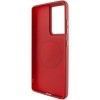 TPU чохол Bonbon Metal Style with MagSafe для Samsung Galaxy S24 Ultra Червоний (46777)