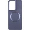 TPU чохол Bonbon Metal Style with MagSafe для Samsung Galaxy S24 Ultra Серый (46779)