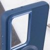TPU чохол Bonbon Metal Style with MagSafe для Samsung Galaxy S24 Ultra Синій (46780)