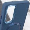 TPU чохол Bonbon Metal Style with MagSafe для Samsung Galaxy S24+ Синий (46789)