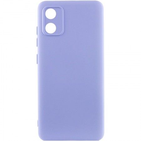 Чохол Silicone Cover Lakshmi Full Camera (A) для Motorola Moto E13 Сиреневый (47266)