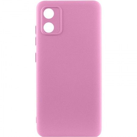 Чохол Silicone Cover Lakshmi Full Camera (A) для Motorola Moto E13 Розовый (47263)