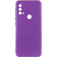 Чохол Silicone Cover Lakshmi Full Camera (A) для Motorola Moto E40 Фиолетовый (47277)