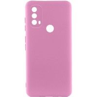 Чохол Silicone Cover Lakshmi Full Camera (A) для Motorola Moto E40 Розовый (47273)