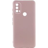 Чохол Silicone Cover Lakshmi Full Camera (A) для Motorola Moto E40 Розовый (47274)