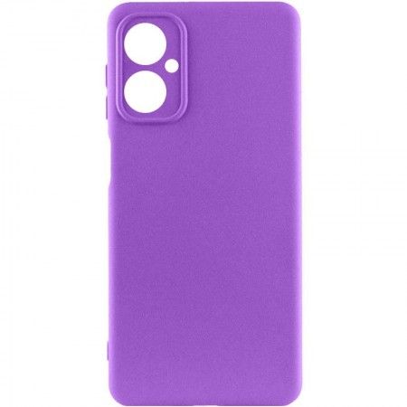 Чохол Silicone Cover Lakshmi Full Camera (A) для Motorola Moto G14 Фиолетовый (47292)