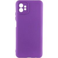 Чохол Silicone Cover Lakshmi Full Camera (A) для Motorola Moto G32 Фиолетовый (47307)