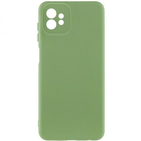 Чохол Silicone Cover Lakshmi Full Camera (A) для Motorola Moto G32 Зелений (47297)
