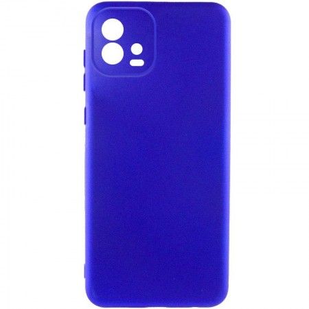 Чохол Silicone Cover Lakshmi Full Camera (A) для Motorola Moto G72 Синій (47325)