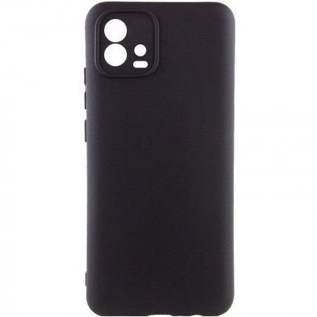 Чохол Silicone Cover Lakshmi Full Camera (A) для Motorola Moto G72 Черный (47328)