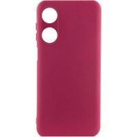 Чохол Silicone Cover Lakshmi Full Camera (A) для Oppo A38 / A18 Бордовый (47329)