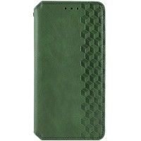 Шкіряний чохол книжка GETMAN Cubic (PU) для Samsung Galaxy A15 4G/5G Зелёный (47672)