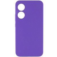Чохол Silicone Cover Lakshmi Full Camera (AAA) для Oppo A58 4G Фиолетовый (47684)