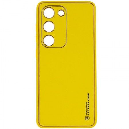 Шкіряний чохол Xshield для Samsung Galaxy S24 Желтый (47769)