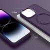 TPU чохол Bonbon Metal Style with MagSafe для Apple iPhone 15 (6.1'') Фиолетовый (47815)