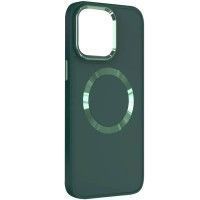 TPU чохол Bonbon Metal Style with MagSafe для Apple iPhone 15 (6.1'') Зелёный (47810)