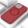 TPU чохол Bonbon Metal Style with MagSafe для Apple iPhone 15 (6.1'') Красный (47811)