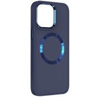 TPU чохол Bonbon Metal Style with MagSafe для Apple iPhone 15 Plus (6.7'') Синий (47823)