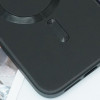 Шкіряний чохол Bonbon Leather Metal Style with MagSafe для Apple iPhone 15 (6.1'') Чорний (47856)