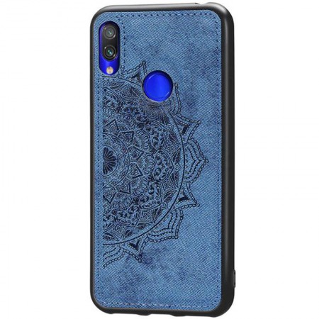 TPU+Textile чехол Mandala с 3D тиснением для Xiaomi Redmi 7 Синій (26734)