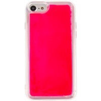 Неоновый чехол Neon Sand glow in the dark для Apple iPhone 7 / 8 / SE (2020) (4.7'') Розовый (26796)