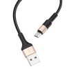 Дата кабель Hoco X26 Xpress Micro USB Cable (1m) Чорний (26811)