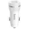 АЗУ Hoco Z27 Staunch + Cable (Micro) 2.4A 2USB Білий (26834)