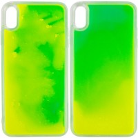Неоновый чехол Neon Sand glow in the dark для Apple iPhone X / XS (5.8'') Зелёный (26800)