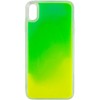 Неоновый чехол Neon Sand glow in the dark для Apple iPhone X / XS (5.8'') Зелений (26800)