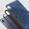 TPU+Textile чехол Mandala с 3D тиснением для Samsung Galaxy A10 (A105F) Синій (26854)