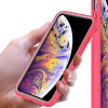 Ударопрочный чехол Full-body Bumper Case для Apple iPhone X / XS (5.8'') Розовый (26862)
