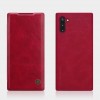 Кожаный чехол (книжка) Nillkin Qin Series для Samsung Galaxy Note 10 Червоний (26946)