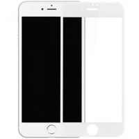Защитное стекло XD+ (full glue) (тех.пак) для Apple iPhone 6 / 6s / 7 / 8 / SE (2020) (4.7'') Білий (26959)