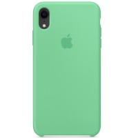 Чехол Silicone case (AAA) для Apple iPhone XR (6.1'') Зелений (26508)