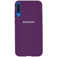 Чехол Silicone Cover Full Protective (AA) для Samsung Galaxy A50 (A505F) / A50s / A30s Фиолетовый (26737)
