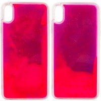 Неоновый чехол Neon Sand glow in the dark для Apple iPhone X / XS (5.8'') Фиолетовый (26802)
