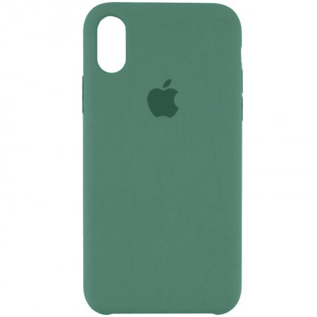 Чехол Silicone Case (AA) для Apple iPhone X (5.8'') / XS (5.8'') Зелёный (26573)