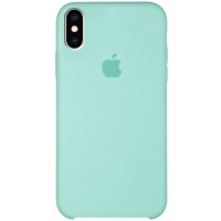 Чехол Silicone Case (AA) для Apple iPhone XS Max (6.5'') Бірюзовий (26534)