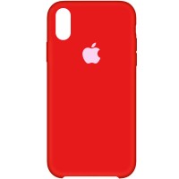Чехол Silicone Case (AA) для Apple iPhone X (5.8'') / XS (5.8'') Червоний (26560)
