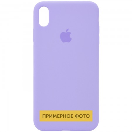 Чехол Silicone Case (AA) для Apple iPhone 5/5S/SE Сиреневый (26310)