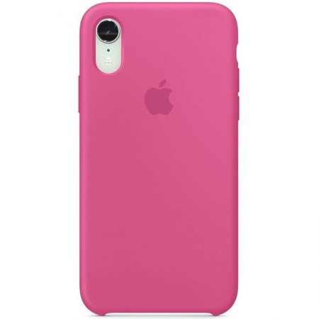 Чехол Silicone case (AAA) для Apple iPhone XR (6.1'') Малиновий (26511)
