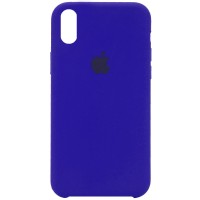 Чехол Silicone Case (AA) для Apple iPhone XS Max (6.5'') Синій (26540)